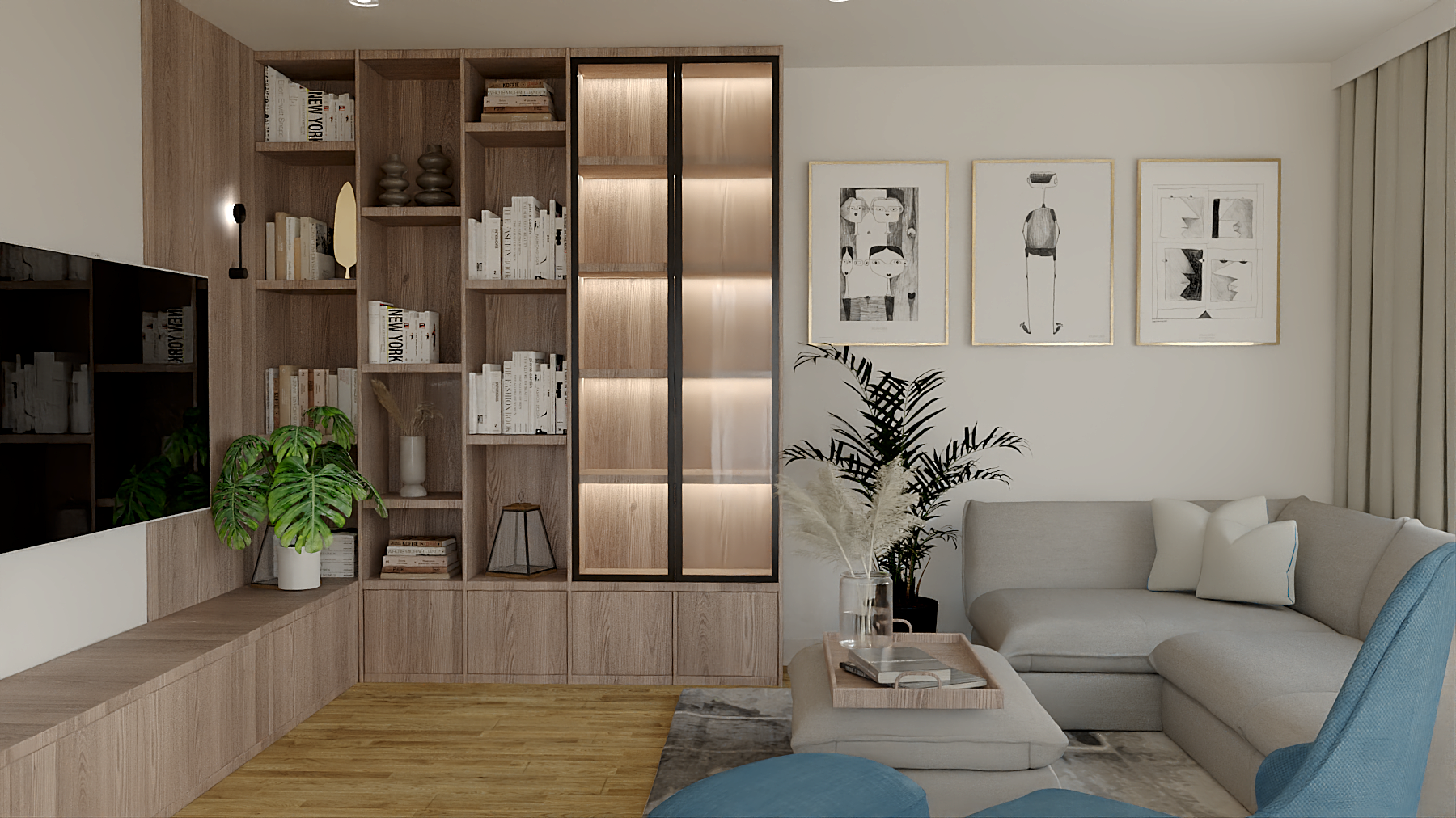 Projekt kuchni 13 m² w Opolu - widok 6 z projektu wnętrza