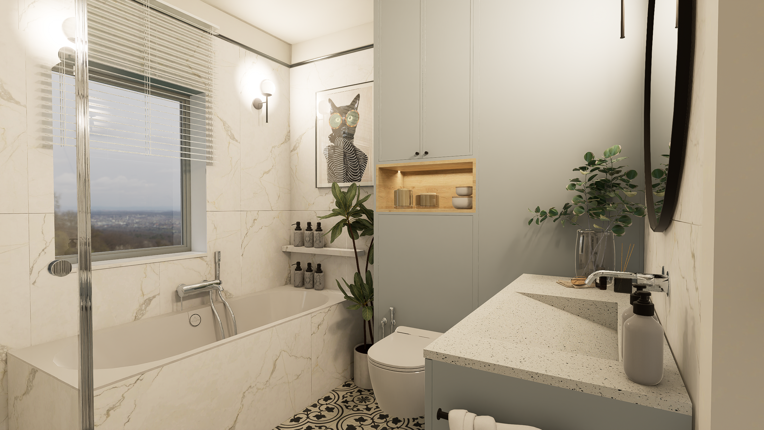 Projekt kuchni 13 m² w Opolu - widok 7 z projektu wnętrza